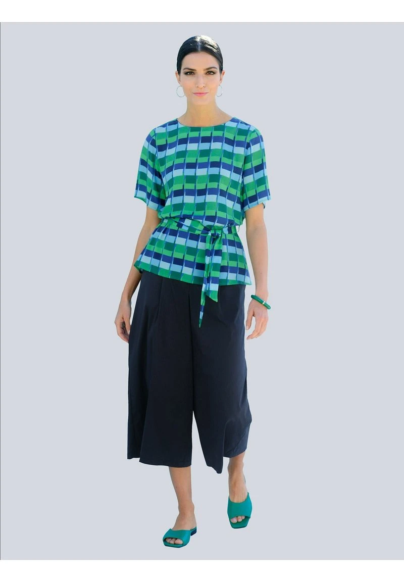 Bluse - Grün/blau 4 Bluse - Grün/blau – Bild 2