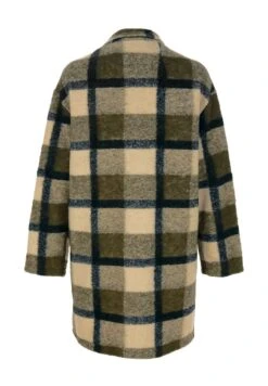 Kurzmantel - Khaki Ecru Schwarz -Alba Moda Verkäufe 904bb743a34b4f82bc0232d012c82506