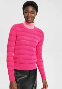 Strickpullover - Fuchsia -Alba Moda Verkäufe 937eb9aa15d24fb8a77e801af3ece73a