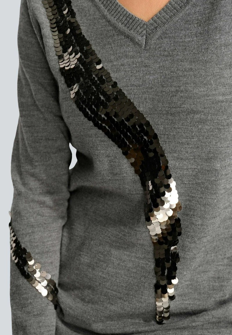 Strickpullover - Anthrazit 7 Strickpullover - Anthrazit – Bild 5