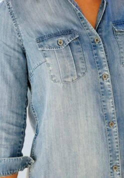 Jeanskleid - Blue Bleached 11 Jeanskleid - Blue Bleached -Alba Moda Verkäufe 97234eaab82940dd810a79655021de6a