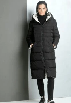 Wintermantel - Schwarz,weiß -Alba Moda Verkäufe 97750889825c42baa497269cec789c0f