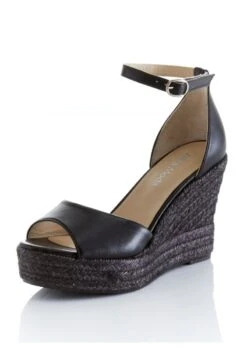 Keilsandalette - Schwarz -Alba Moda Verkäufe 983180eeadb14862b547e2aaa9b0e22e