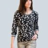Langarmshirt - Schwarz,off-white,taupe -Alba Moda Verkäufe 9d49ea75e5314dd1ab53a6891427ddc1