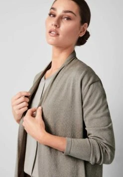 Strickjacke - Stein -Alba Moda Verkäufe 9e16204e368b4623905a2414baf7b797