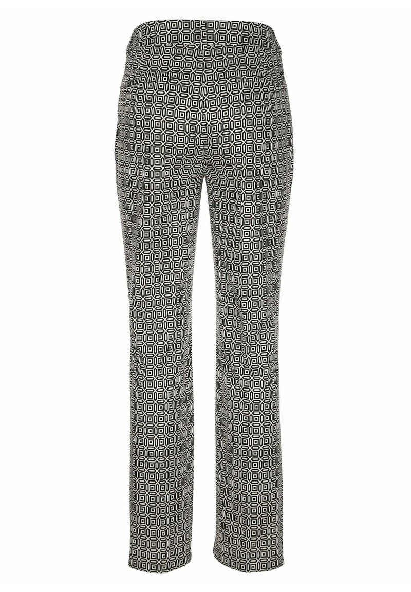 Stoffhose - Schwarz,/off White 8 Stoffhose - Schwarz,/off White – Bild 6