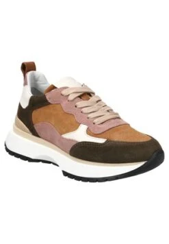 Sneaker Low - Cognac Beige Lila -Alba Moda Verkäufe a239292fcef442fcae1f0817cdb0ffb6