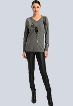 Strickpullover - Anthrazit 9 Strickpullover - Anthrazit -Alba Moda Verkäufe a585822c8dcf4bdfbef77fc9f3949d44