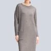 Strickkleid - Taupe -Alba Moda Verkäufe a763706e39a5420b8adf291f43455e0e