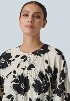 Bluse - Ecru Schwarz -Alba Moda Verkäufe a8b373cd36574ce183bdb7840e7ba7bd