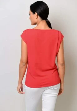 T-Shirt Basic - Koralle 10 T-Shirt Basic - Koralle -Alba Moda Verkäufe a94c359117b34cc8a7c70466404ce5b4