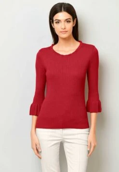 Alba Moda Verkäufe 14 Strickpullover - Rot