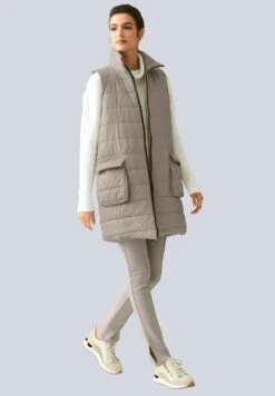 Weste - Sand 9 Weste - Sand -Alba Moda Verkäufe af749f7c08d842f99e52c27165aa8faf