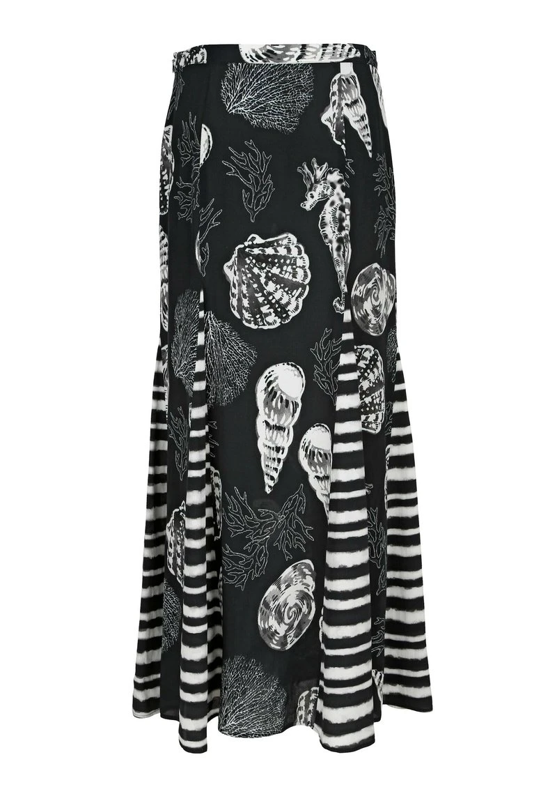 A-Linien-Rock - Schwarz Weiß 7 A-Linien-Rock - Schwarz Weiß – Bild 5