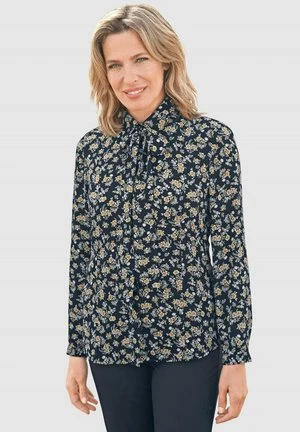 Hemdbluse - Marineblau Cognac Off White 8 Hemdbluse - Marineblau Cognac Off White – Bild 6