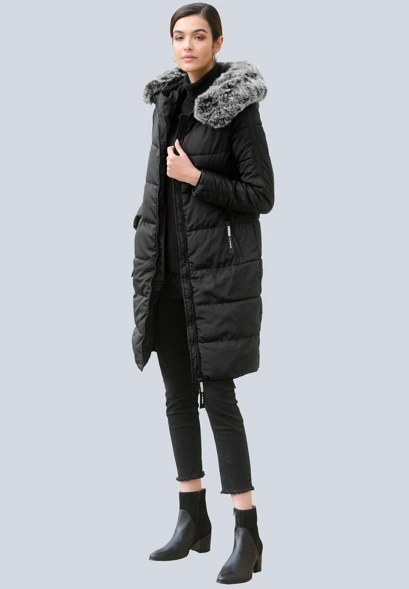 Wintermantel - Schwarz 4 Wintermantel - Schwarz – Bild 2