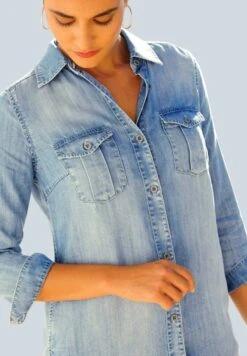 Jeanskleid - Blue Bleached 9 Jeanskleid - Blue Bleached -Alba Moda Verkäufe b53f88b1d7ea403c9096e5fbdf63463b