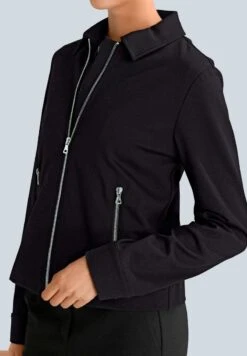 Sweatjacke - Schwarz -Alba Moda Verkäufe b5c767efab6d460da21c9765f74a662a