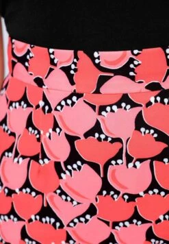 Bleistiftrock - Koralle Schwarz -Alba Moda Verkäufe b6182b1338904cad99a69bf0a2fec133