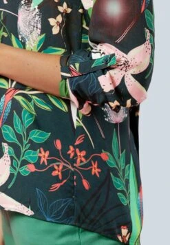 Bluse - Grün,koralle -Alba Moda Verkäufe b724fcd97cb24a78b234ed13c55e6825