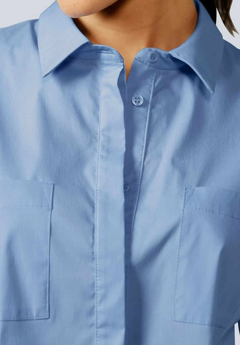 Hemdbluse - Blau 6 Hemdbluse - Blau – Bild 4