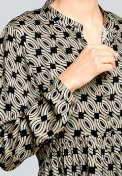 Blusenkleid - Taupe -Alba Moda Verkäufe b97f37f8b6e4439991d53f4ab413572c