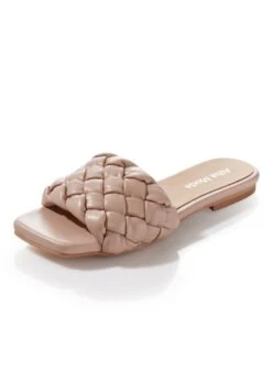 Pantolette Flach - Taupe -Alba Moda Verkäufe ba6daa1b739743be9fa015d7d4587af8