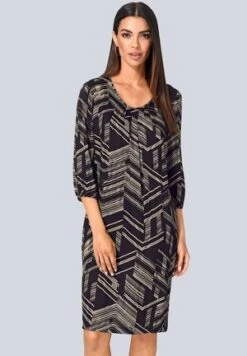 Freizeitkleid - Beige -Alba Moda Verkäufe ba72bc32f7594260b2712a5bfa7b2014