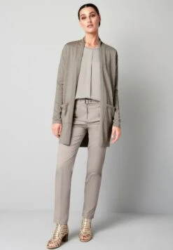 Strickjacke - Stein -Alba Moda Verkäufe ba96abb27c154c17b5b599dc6a07d647