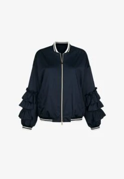 Bomberjacke - Marineblau -Alba Moda Verkäufe bb8e9cc016b74cca935839ad1ad192e4 1