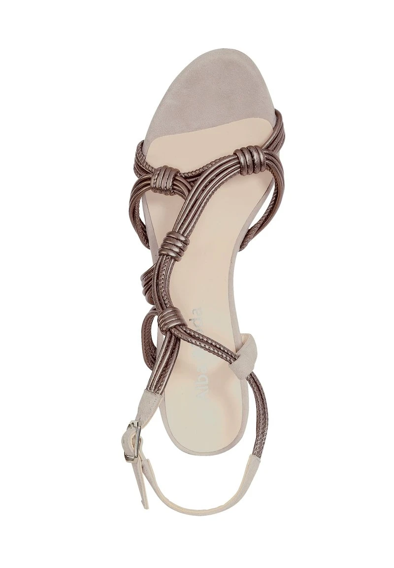 High Heel Sandalette - Bronzefarben 7 High Heel Sandalette - Bronzefarben – Bild 5