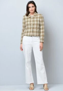 Blazer - Beige Weiß 12 Blazer - Beige Weiß -Alba Moda Verkäufe c53861f74ad249609325690563287722