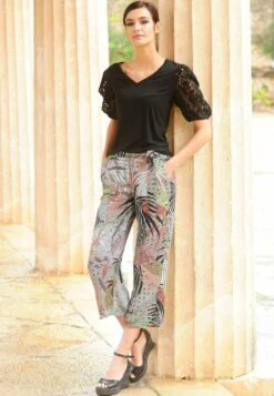 Keilsandalette - Schwarz -Alba Moda Verkäufe c5608bdc2299488996d4b6204463286c