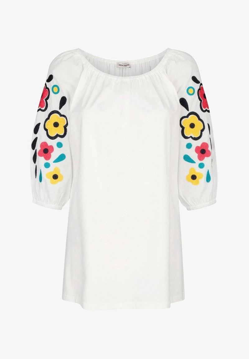 Bluse - Weiß 6 Bluse - Weiß – Bild 4