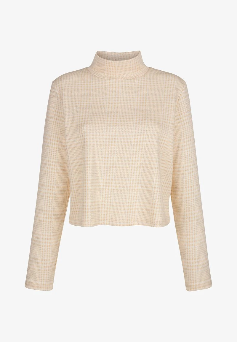 Langarmshirt - Beigeweiß 3 Langarmshirt - Beigeweiß