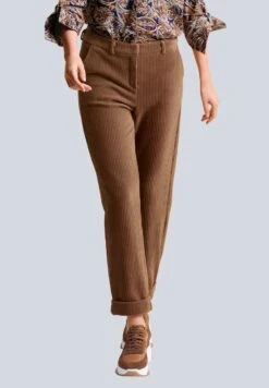 Stoffhose - Cognac