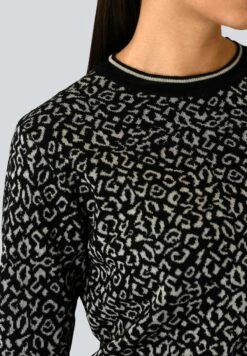 Strickpullover - Schwarz Ecru 11 Strickpullover - Schwarz Ecru -Alba Moda Verkäufe cb3005ead57c4f69a4f170fec32f301c