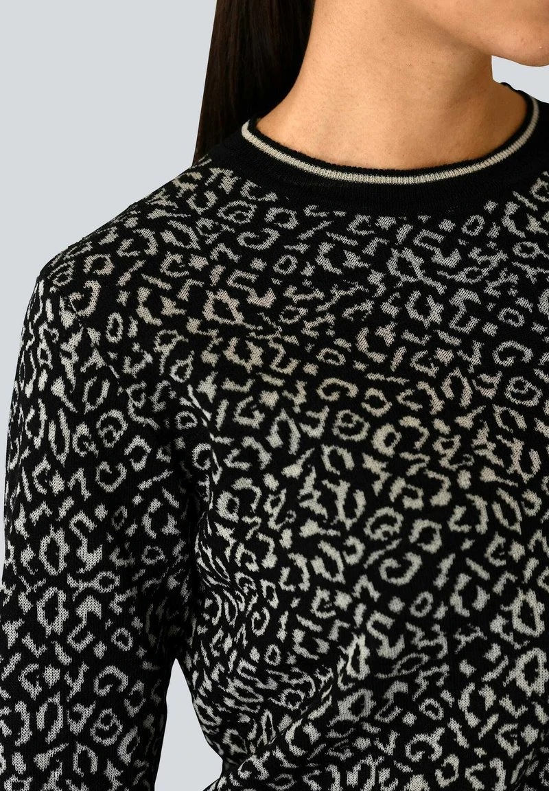 Strickpullover - Schwarz Ecru 6 Strickpullover - Schwarz Ecru – Bild 4