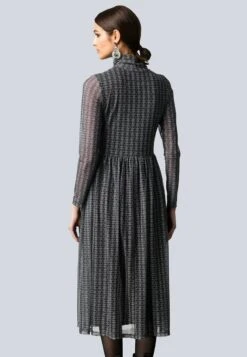 Strickkleid - Schwarz,taupe -Alba Moda Verkäufe cf5109d7f1eb49a29b3a1449835c825d