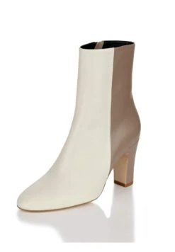 High Heel Stiefelette - Taupe/weiß 12 High Heel Stiefelette - Taupe/weiß -Alba Moda Verkäufe d2d59996a35a48f493e192cc69630093