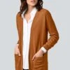 Strickjacke - Karamell -Alba Moda Verkäufe d33b1b665c9a421197c70f13198055a9