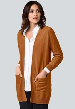 Strickjacke - Karamell