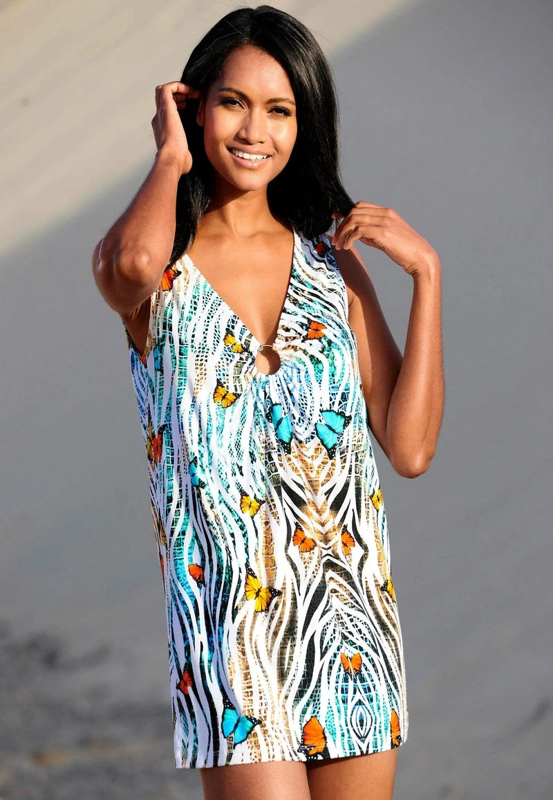 Jerseykleid - Multicolor 6 Jerseykleid - Multicolor – Bild 4