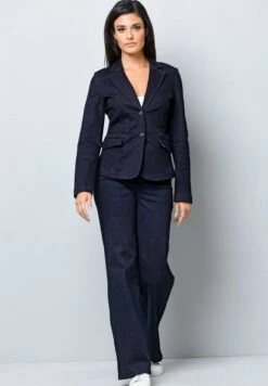 Jeansjacke - Blau -Alba Moda Verkäufe d6e08bf8b3e746e8881b33136a74c9ac