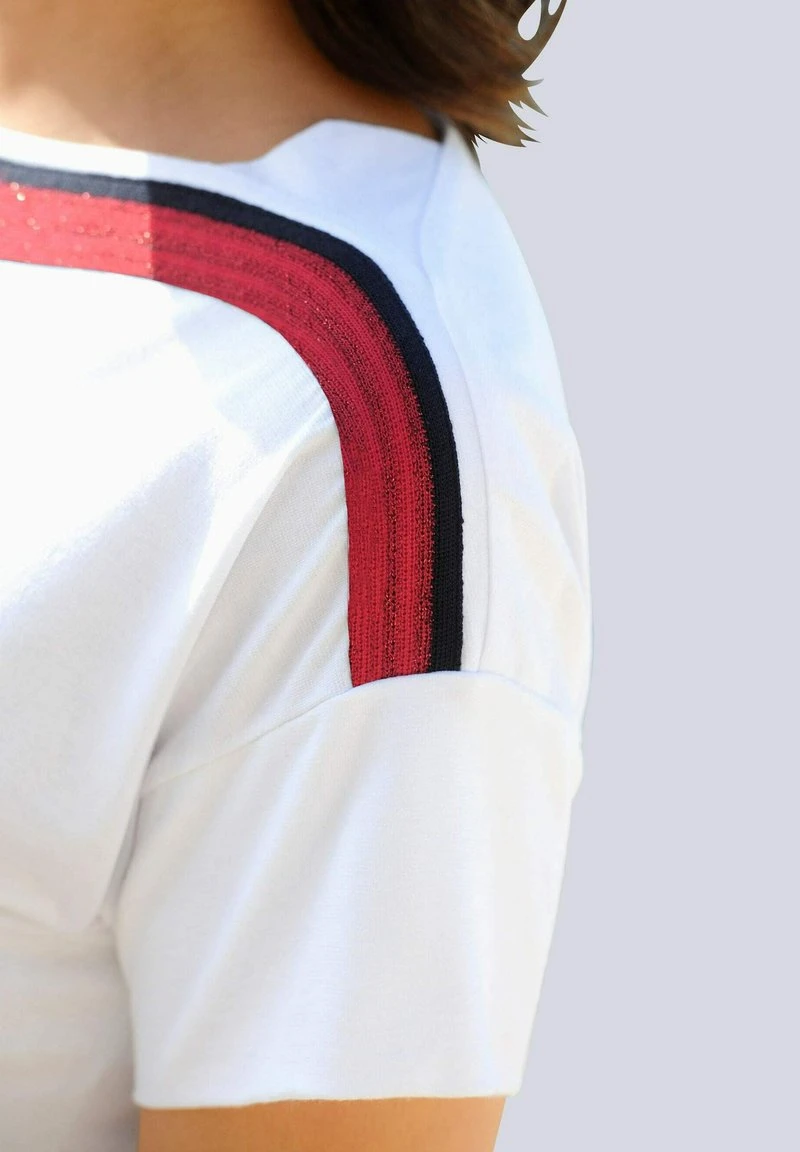 T-Shirt Print - Weiß Rot Marineblau 8 T-Shirt Print - Weiß Rot Marineblau – Bild 6