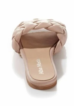 Pantolette Flach - Taupe -Alba Moda Verkäufe d7d7013063e8478ab5ab2964647421fb