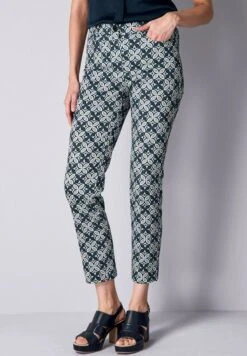 Alba Moda Verkäufe 8 Stoffhose - Blau/grau