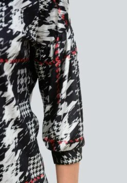 Bluse - Schwar Weiß Rot -Alba Moda Verkäufe e230631731194e579e595bdbee1ab029