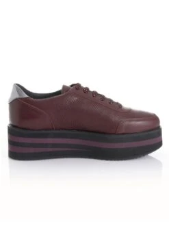Sneaker Low - Bordeaux -Alba Moda Verkäufe e47f3b28ad504f7094e9f837b8291c78