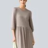 Jerseykleid - Taupe -Alba Moda Verkäufe e7e3f6d3fcf34a7284a4466e9545b245